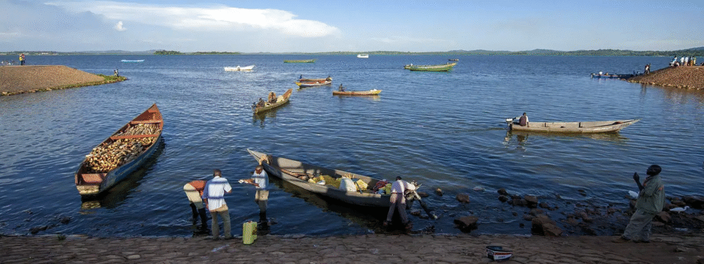Fishing communities along Lake Victoria, Tanzania, showcasing Swahili culture, daily life, and traditional lakeside livelihoods.